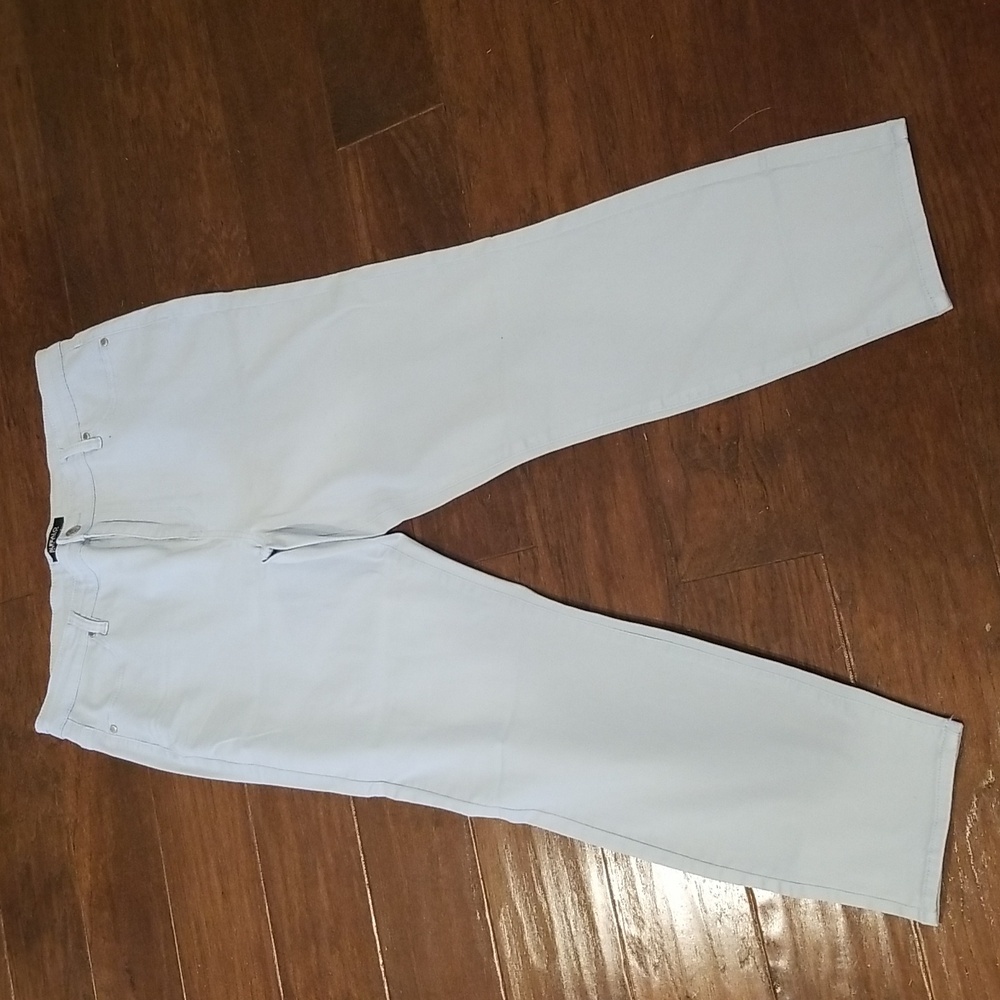 Buffalo David Britton Havana High Rise Skinny Cropped Jeans Size 14